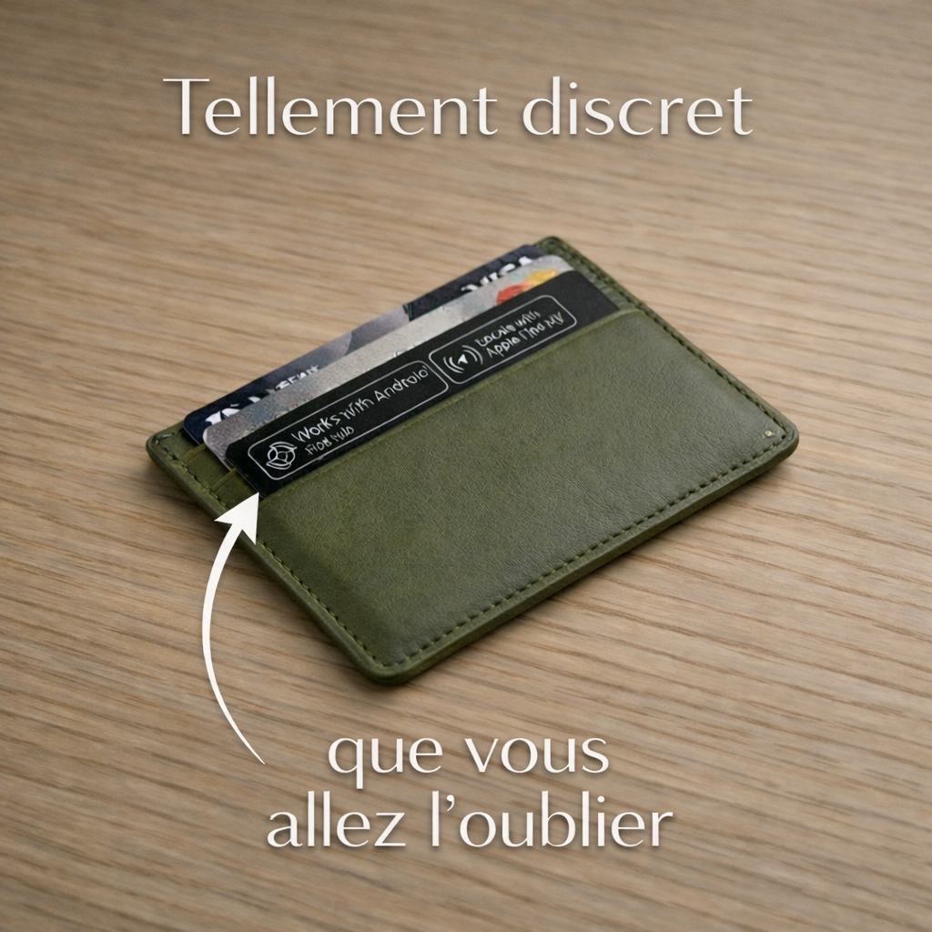 Carte Finder Alma Track™ – Localisateur Bluetooth ultra-fin (iPhone & Android)