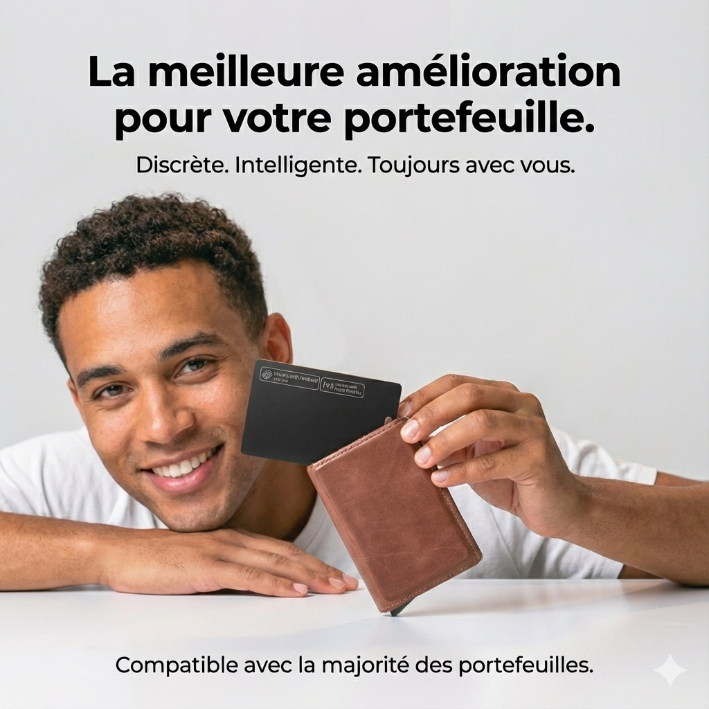 Carte Finder Alma Track™ – Localisateur Bluetooth ultra-fin (iPhone & Android)